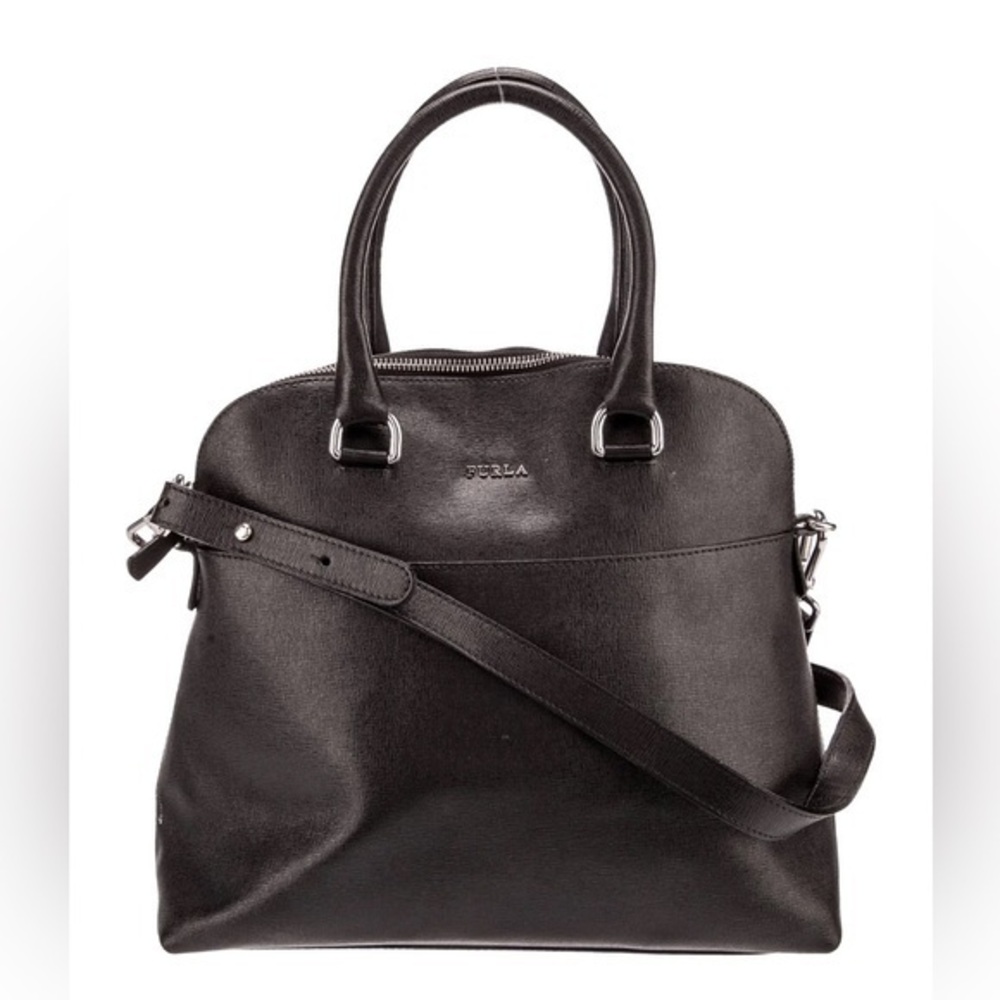 ⭐️ Furla Saffiano Leather Top Handle Bag - EUC